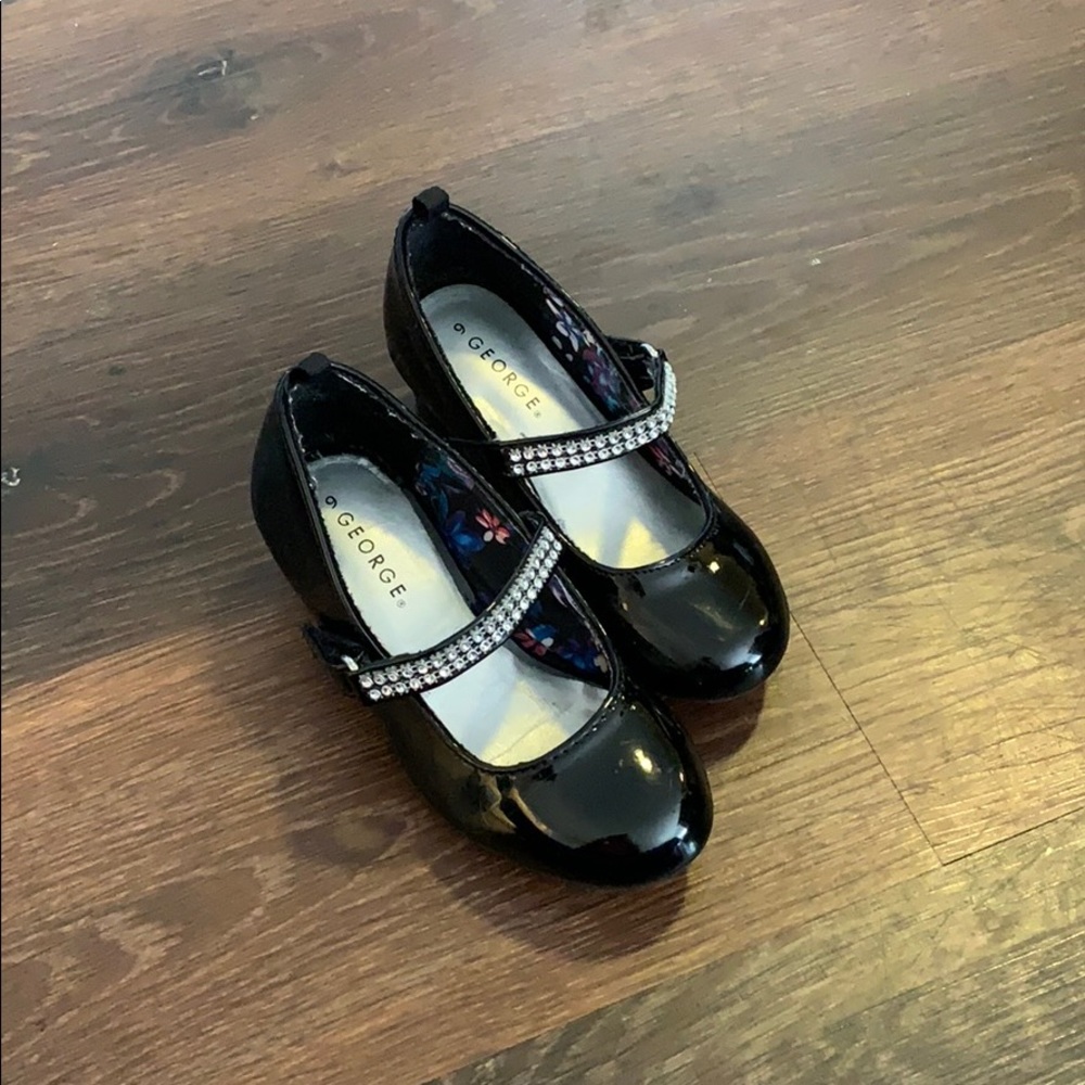 Black Kids Dress Shoes